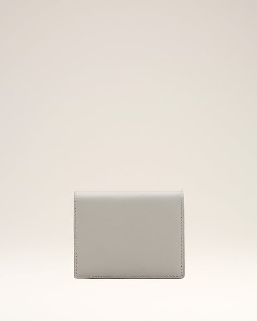 Grey Cowhide Leather Ami De Coeur Bifold Wallet - 2 - Ami Paris