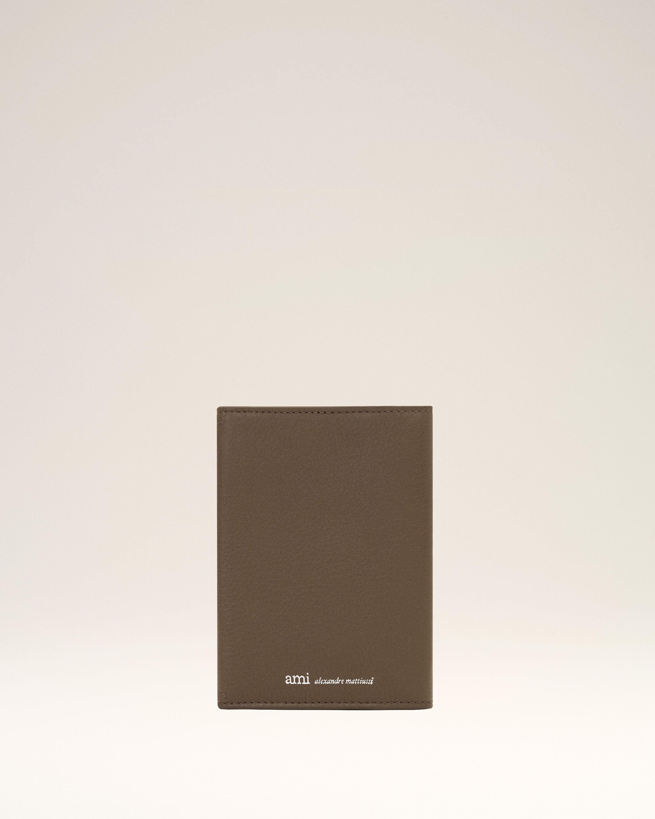 Brown Etienne taurillon leather envelope passport holder - 2