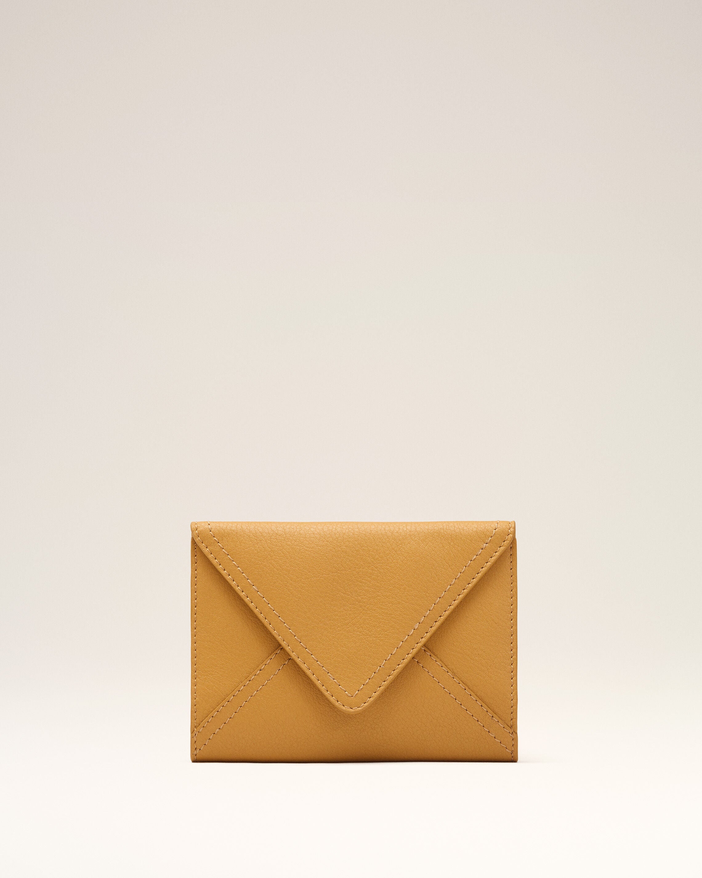 Yellow Taurillon Leather Etienne Envelope Passport Holder - 1