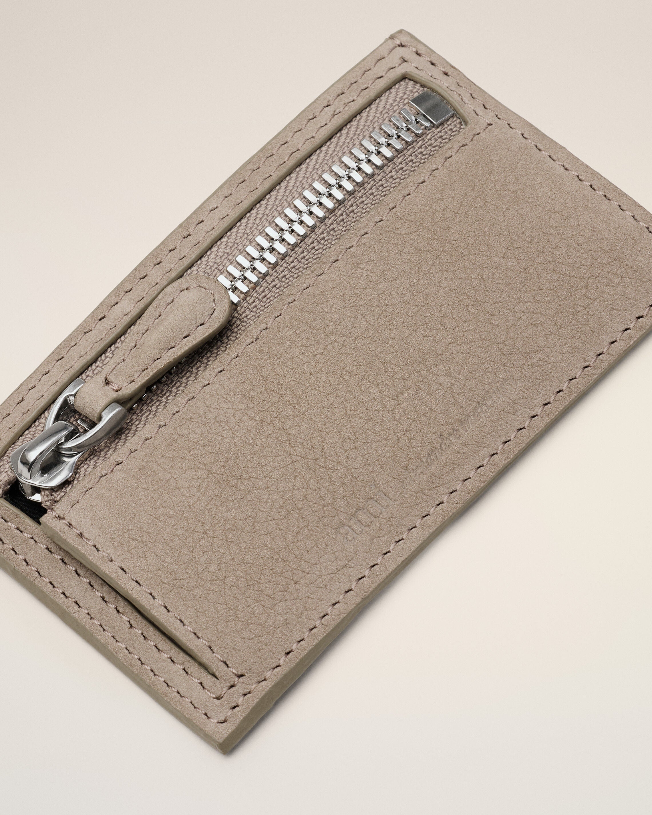 Grey Cow Leather Carrousel Zipped Card Holder - 6
