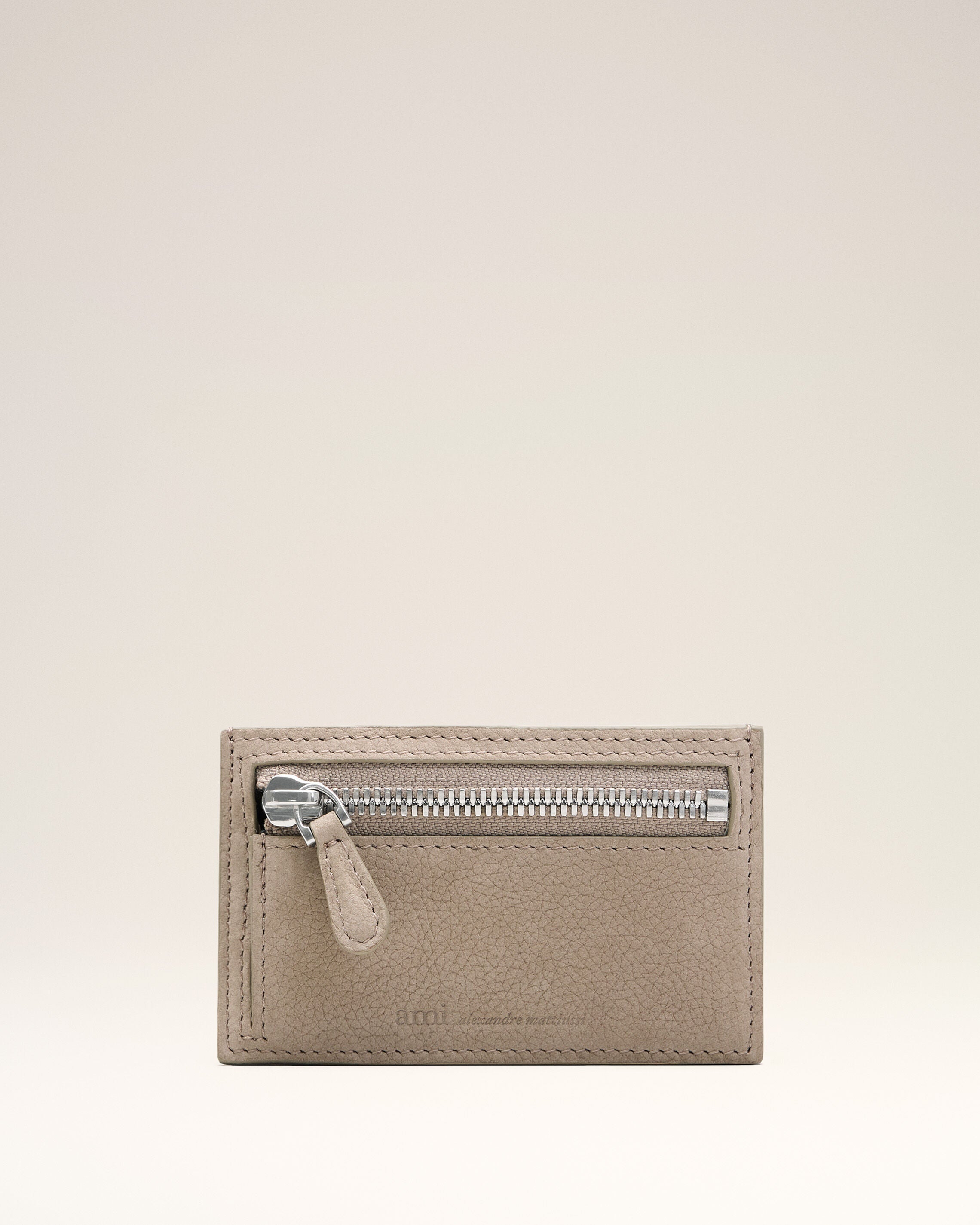 Grey Cow Leather Carrousel Zipped Card Holder - 4