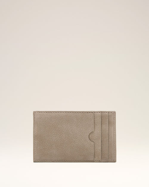 Grey Cow Leather Carrousel Zipped Card Holder - Woman - 5 - AMI Paris - Ami Paris
