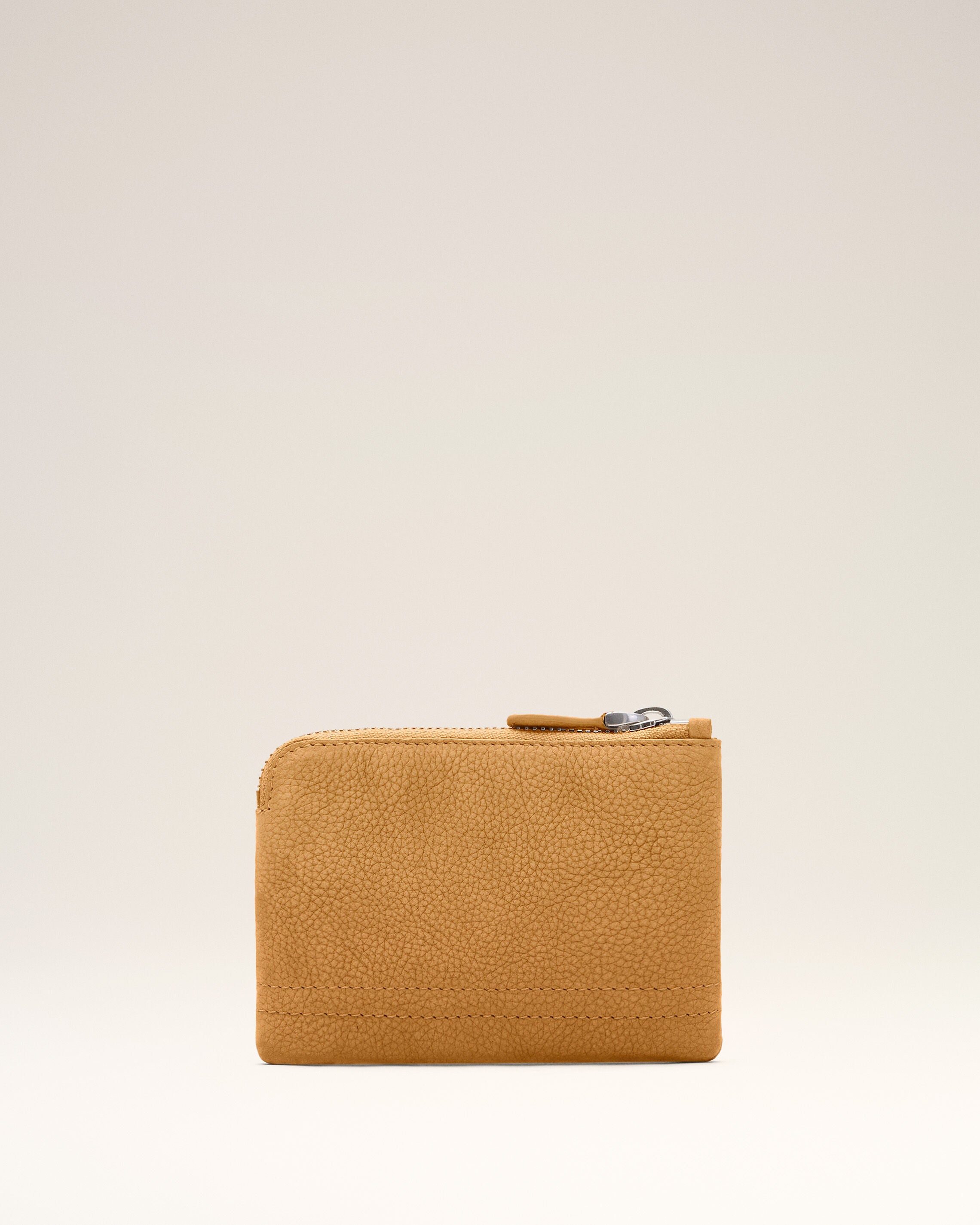 Yellow Cow Leather Carrousel Zipped Wallet - 2