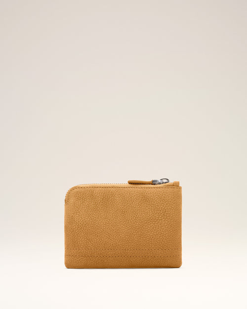 Yellow Cow Leather Carrousel Zipped Wallet - Woman - 5 - AMI Paris - Ami Paris