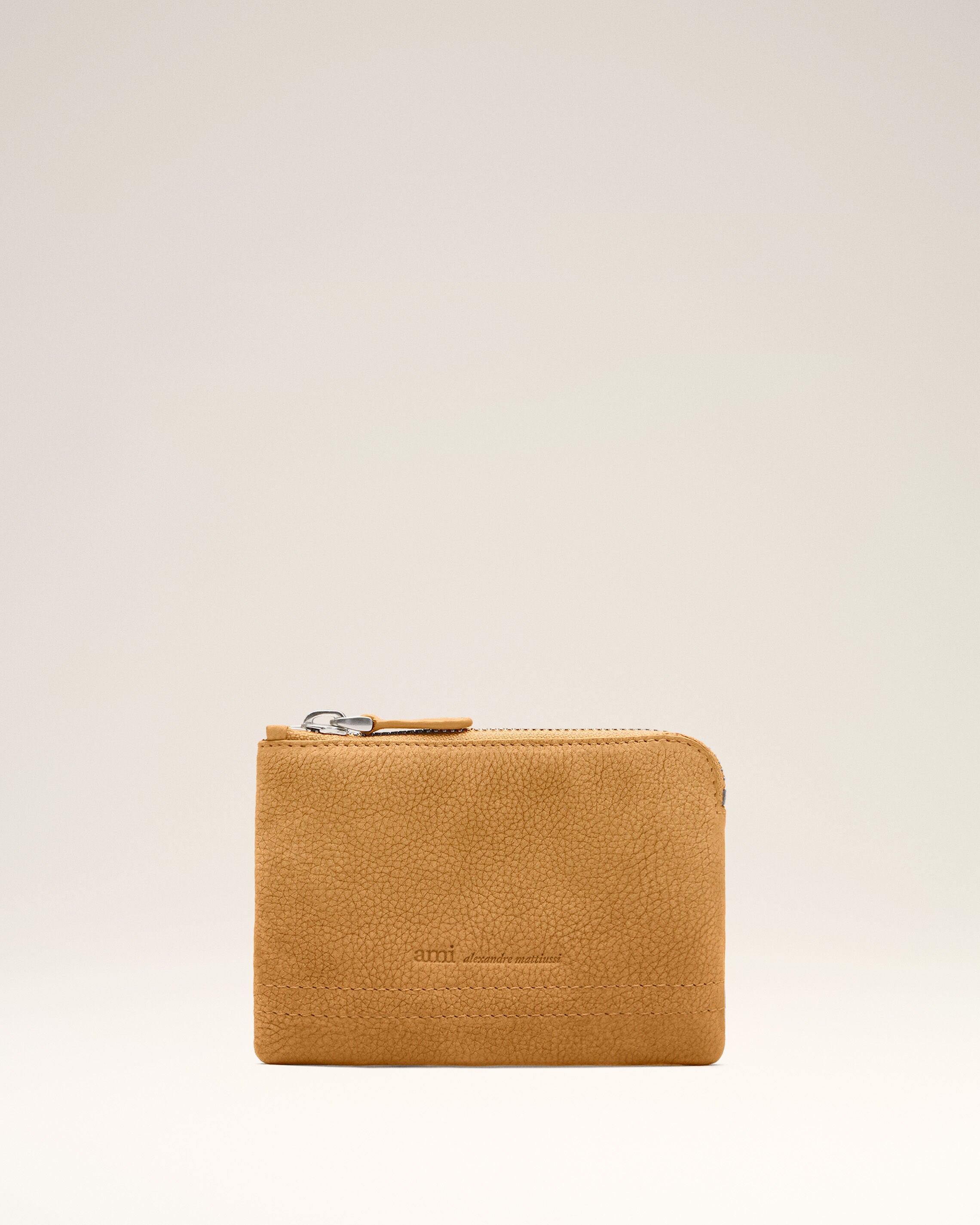 Yellow Cow Leather Carrousel Zipped Wallet - 1