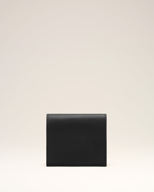 Black cowhide leather bifold wallet with Ami de Coeur - Woman - 5 - AMI Paris - Ami Paris