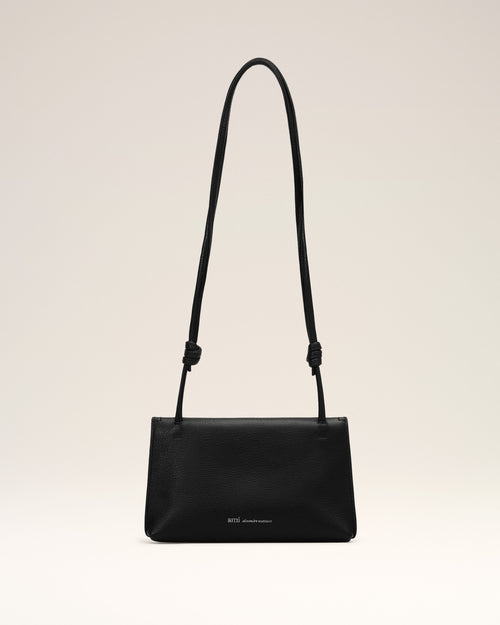 Porte-téléphone enveloppe Etienne noir en cuir de taurillon - Homme - 2 - AMI Paris - Ami Paris