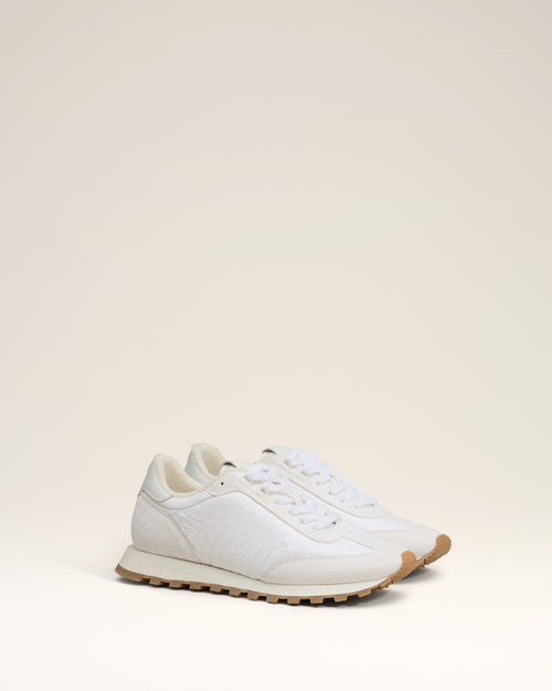 Baskets Blanches Ami New Rush En Nylon - Homme - 3 - AMI Paris - Ami Paris