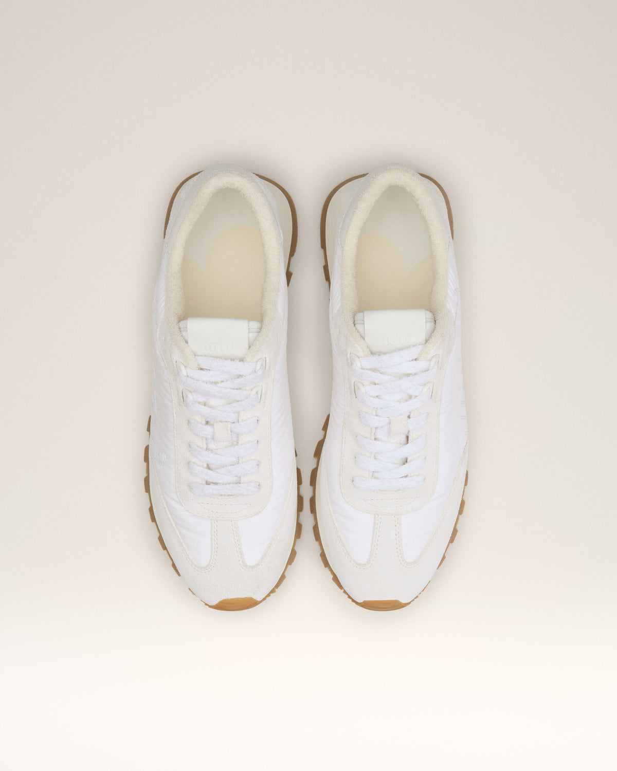 Baskets Blanches Ami New Rush En Nylon - 5