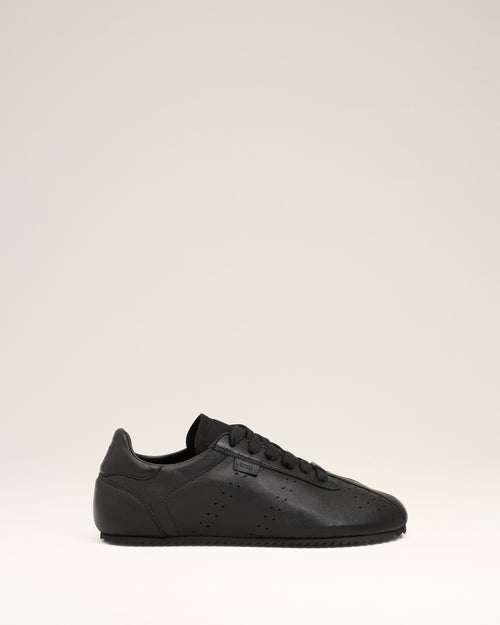 Sneakers Soft Noires en Cuir De Veau - 2 - Ami Paris