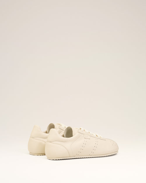 White Cow Leather Soft Sneakers - 10 - Ami Paris