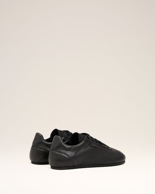 Black Cow Leather Soft Sneakers - Woman - 9 - AMI Paris - Ami Paris