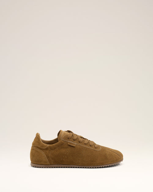                                 Sneakers Soft Marron en Cuir De Veau - 3                             - Ami Paris