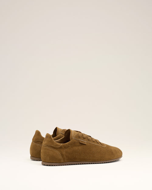 Brown Cow Leather Soft Sneakers - Man - 10 - AMI Paris - Ami Paris