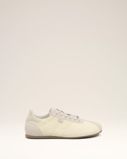 Sneakers morbide in nylon bianco - 1 - Ami Paris