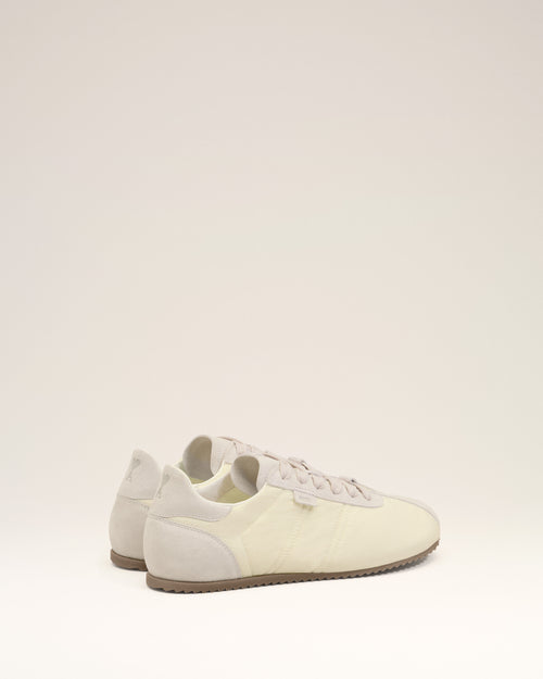Zapatillas deportivas suaves de nailon blanco - Hombre - 3 - AMI Paris - Ami Paris
