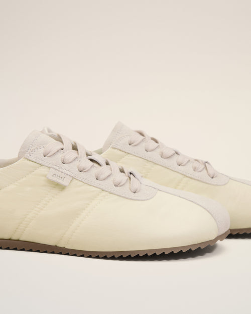 Zapatillas deportivas suaves de nailon blanco - Mujer - 9 - AMI Paris - Ami Paris