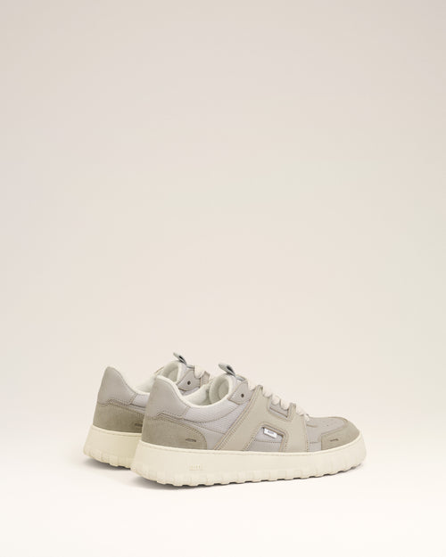 Grey Cowhide Leather A Walk Sneakers - Man - 4 - AMI Paris - Ami Paris