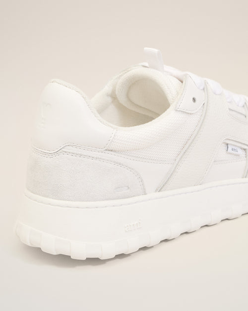 White Cowhide Leather A Walk Sneakers - Woman - 10 - AMI Paris - Ami Paris