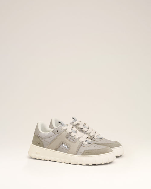 Sneakers A Walk Orange en Cuir De Vachette - 3 - Ami Paris