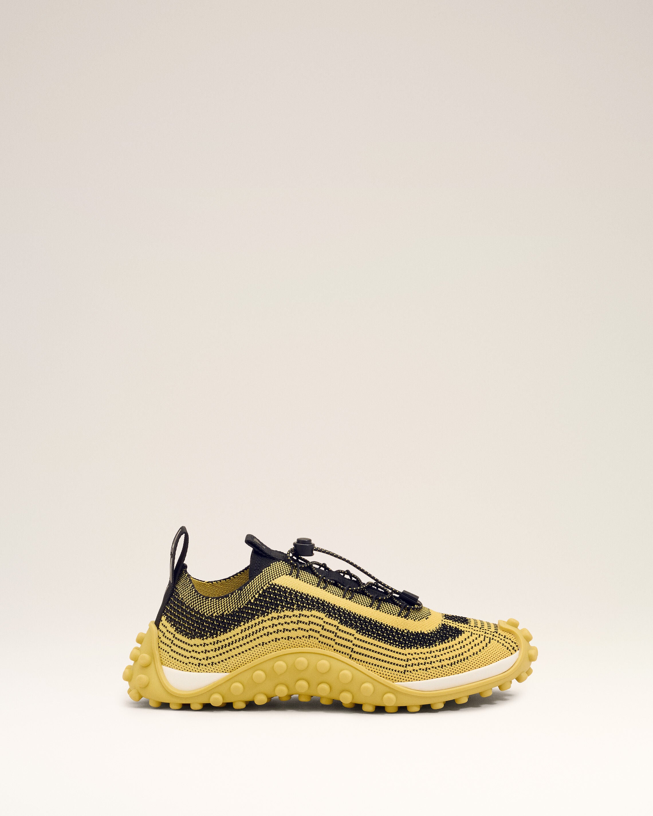Yellow Knit Mirage Sneakers - 7