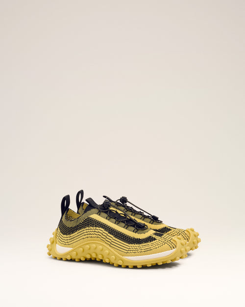 Yellow Knit Mirage Sneakers - 9 - Ami Paris