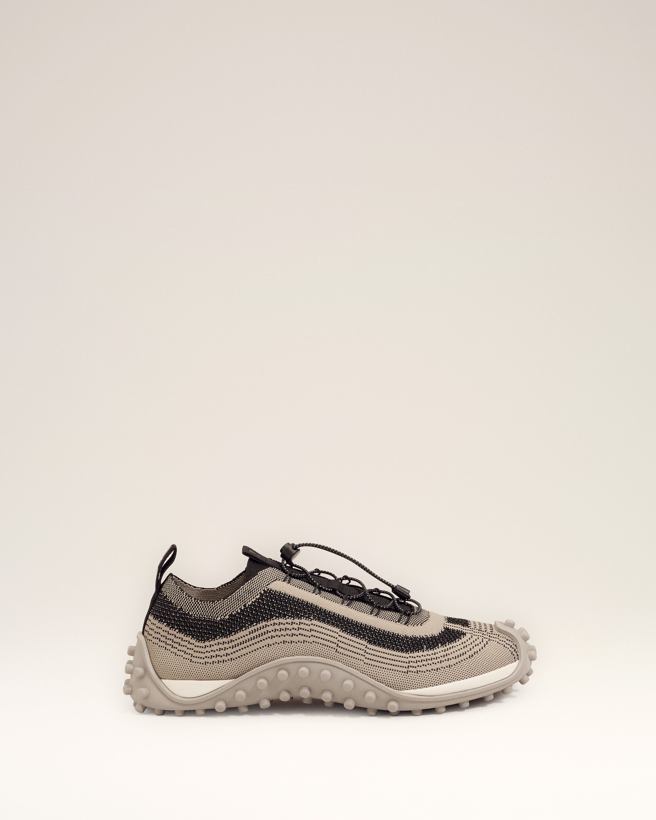 Zapatillas deportivas Mirage de punto beige - 1