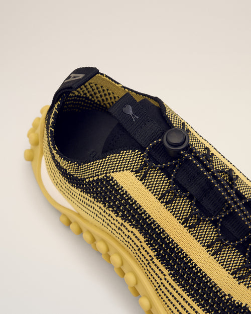 Sneakers Mirage in maglia gialla - Uomo - 5 - AMI Paris - Ami Paris