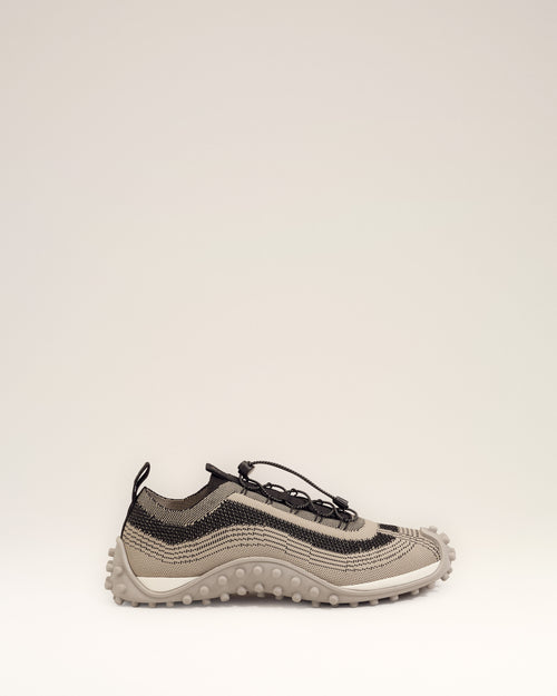 Beige Knit Mirage Sneakers - Woman - 7 - AMI Paris - Ami Paris