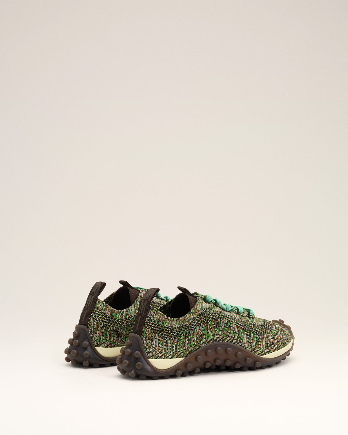 Green knit Mirage sneakers - 9