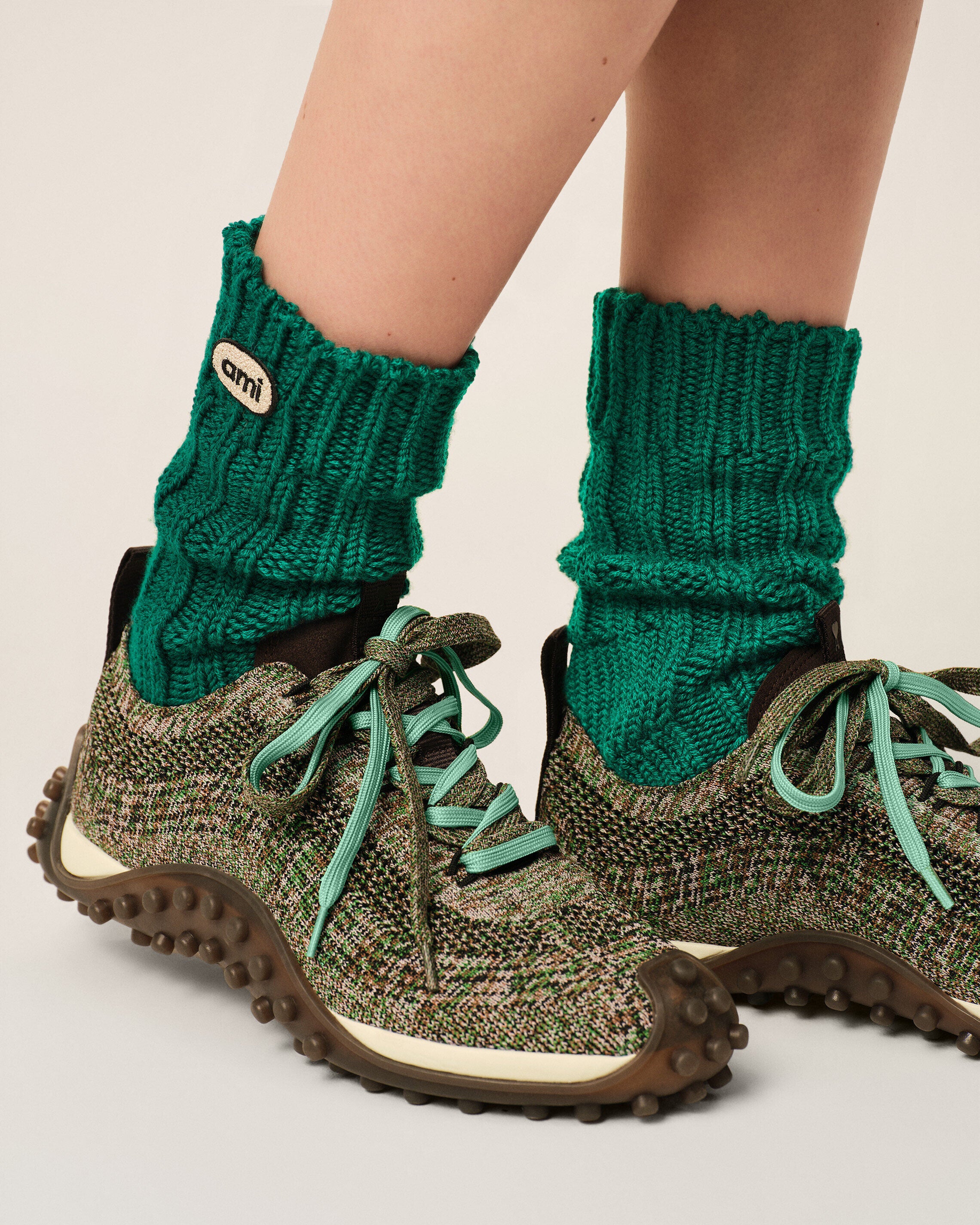 Sneakers Mirage vertes en maille - 7