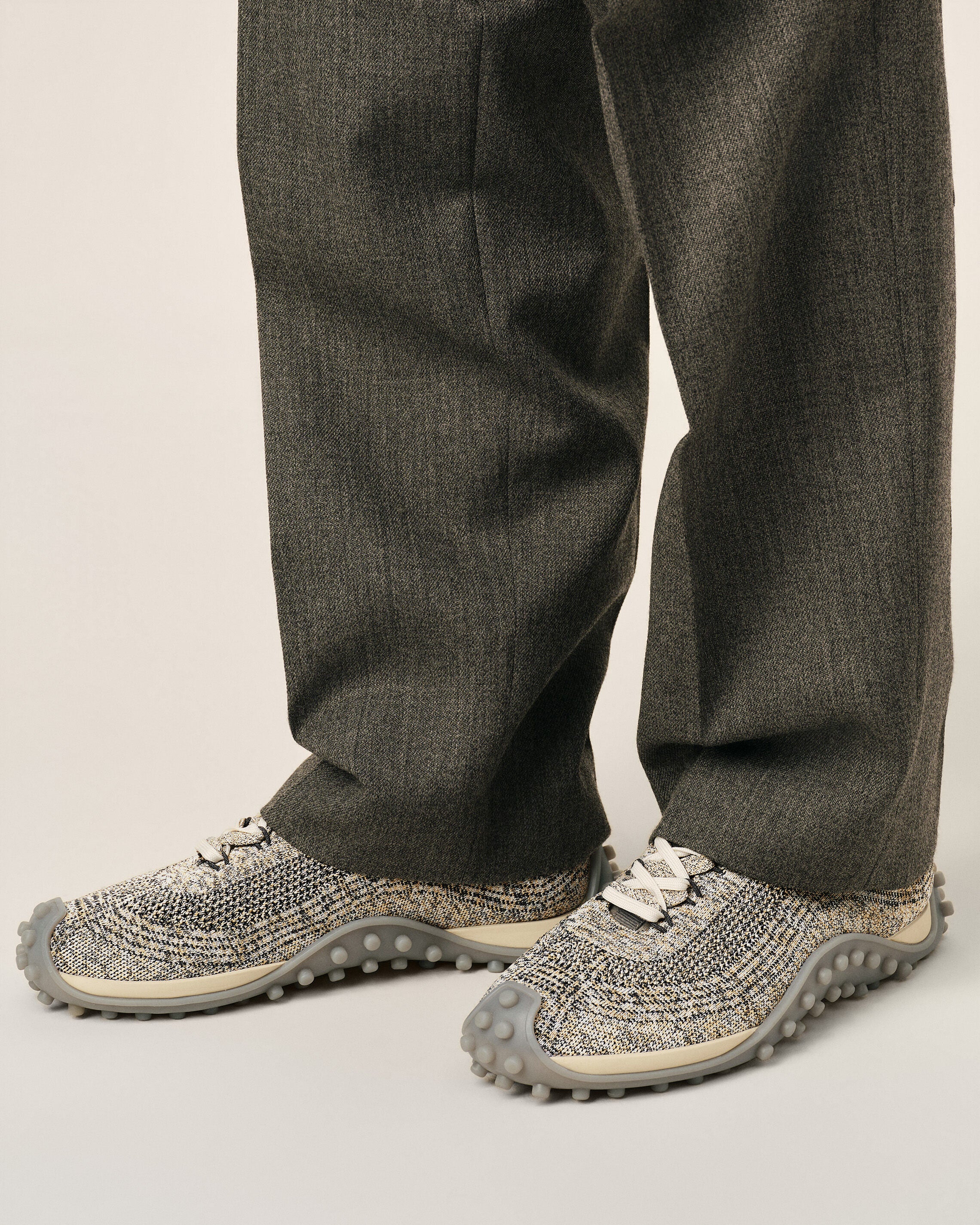 Sneakers Mirage grises en maille - 2