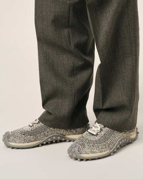 Grey knit Mirage sneakers - 1 - Ami Paris