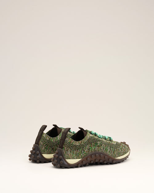 Sneakers Mirage vertes en maille - Femme - 9 - AMI Paris - Ami Paris