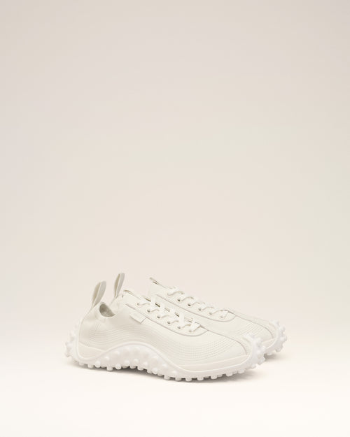 White cow leather Mirage sneakers - Man - 3 - AMI Paris - Ami Paris