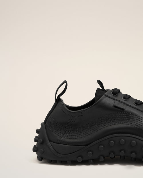 Black Cow Leather Mirage Sneakers - 5 - Ami Paris