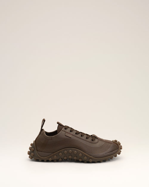 Brown cow leather Mirage sneakers - CHOCOLATE BROWN - Ami Paris
