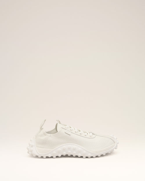                             White cow leather Mirage sneakers - 3                         - Ami Paris