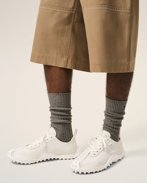 White Cow Leather Mirage Sneakers - 2 - Ami Paris