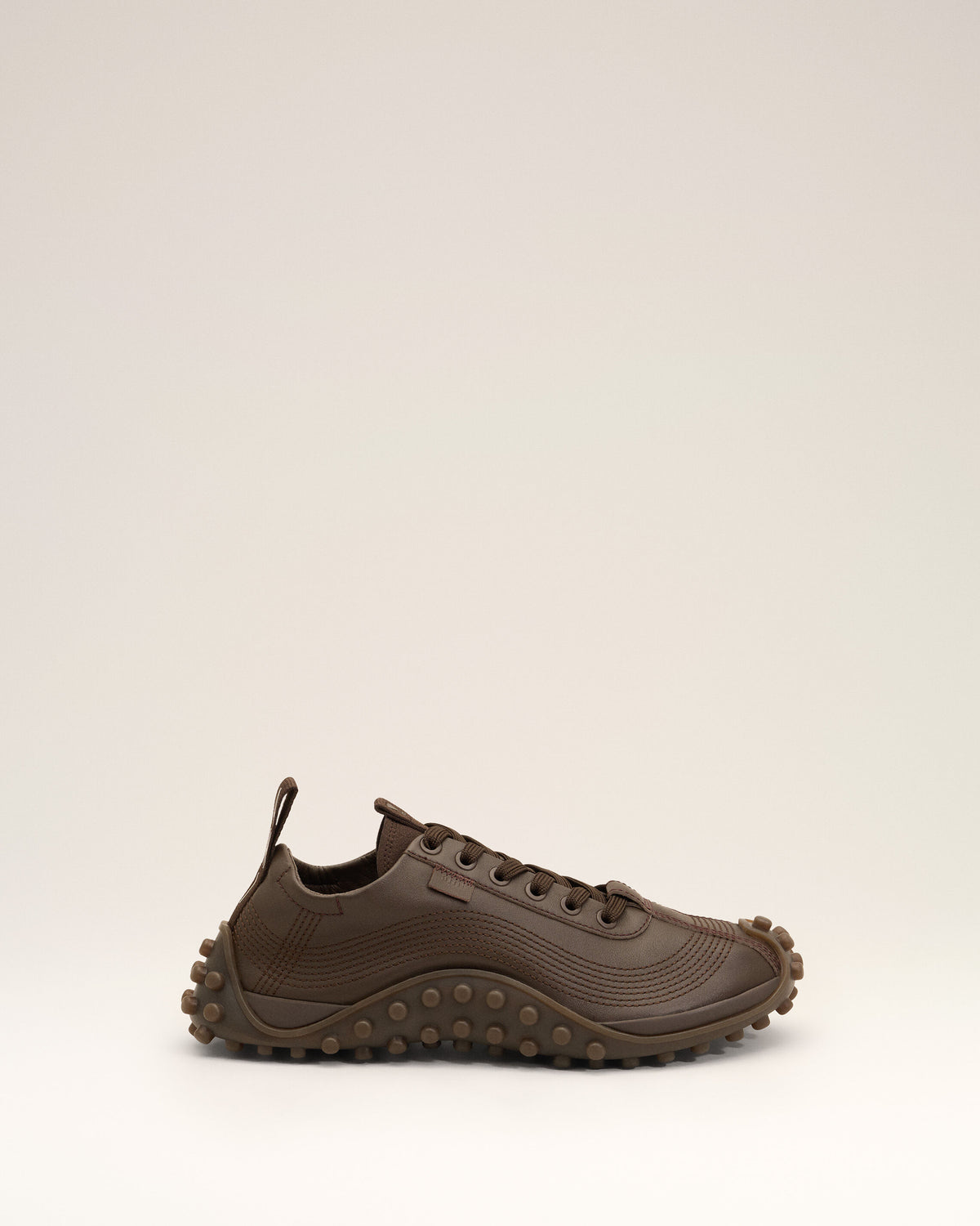Sneakers Mirage marron en cuir de veau - 1