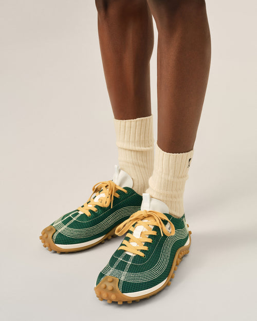 Green mesh Mirage sneakers - 2 - Ami Paris
