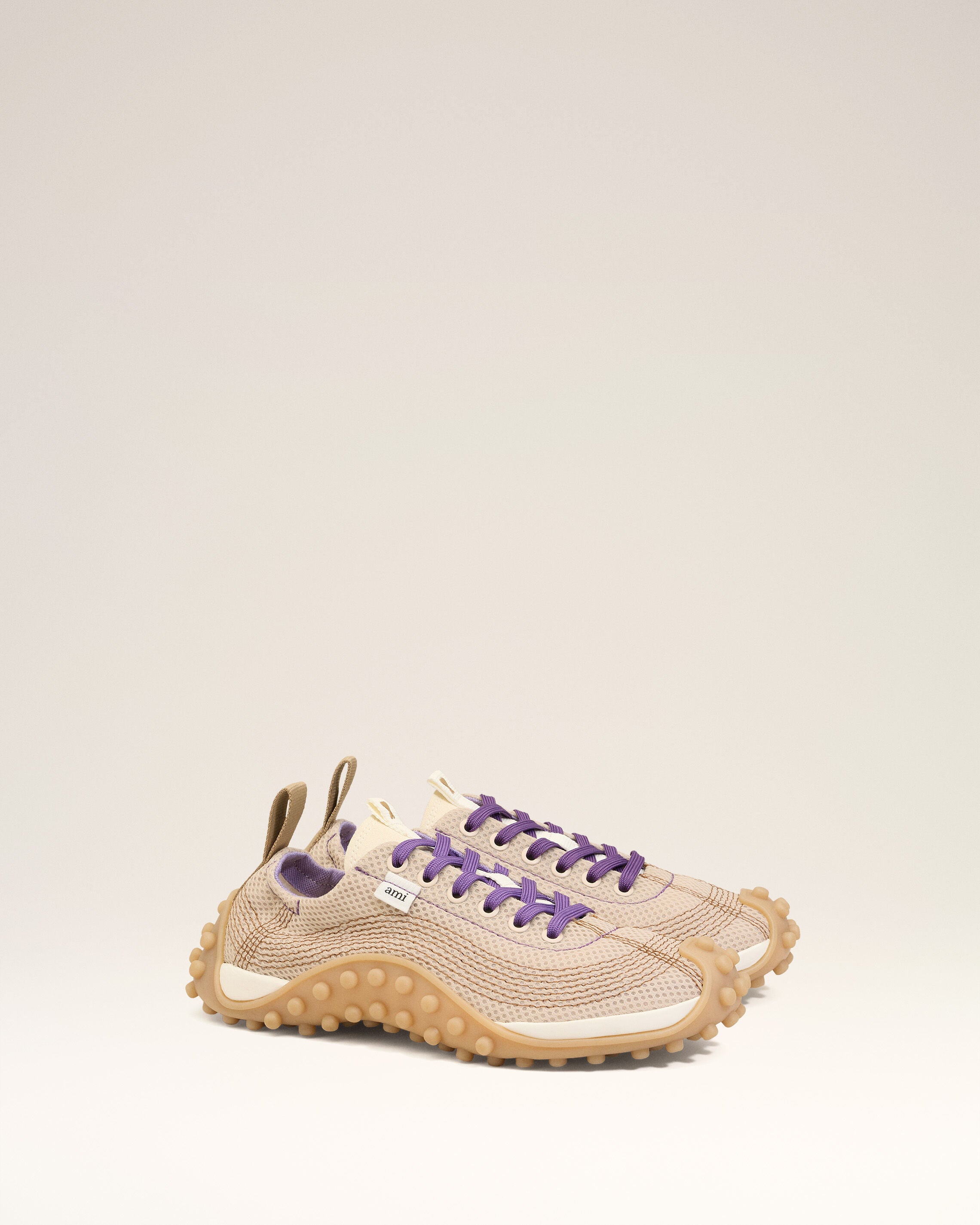 White Mesh Mirage Sneakers - 8