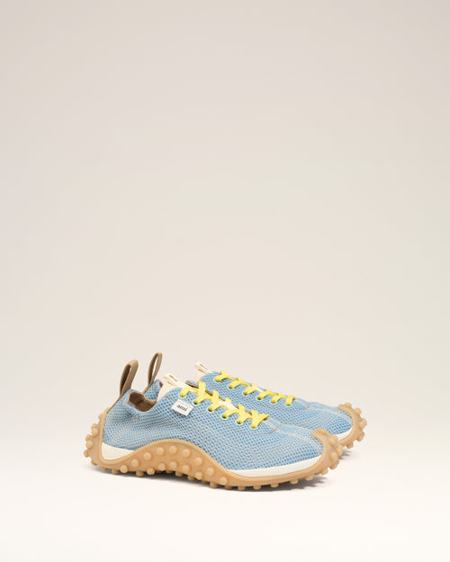 Blue Mesh Mirage Sneakers - 3 - Ami Paris