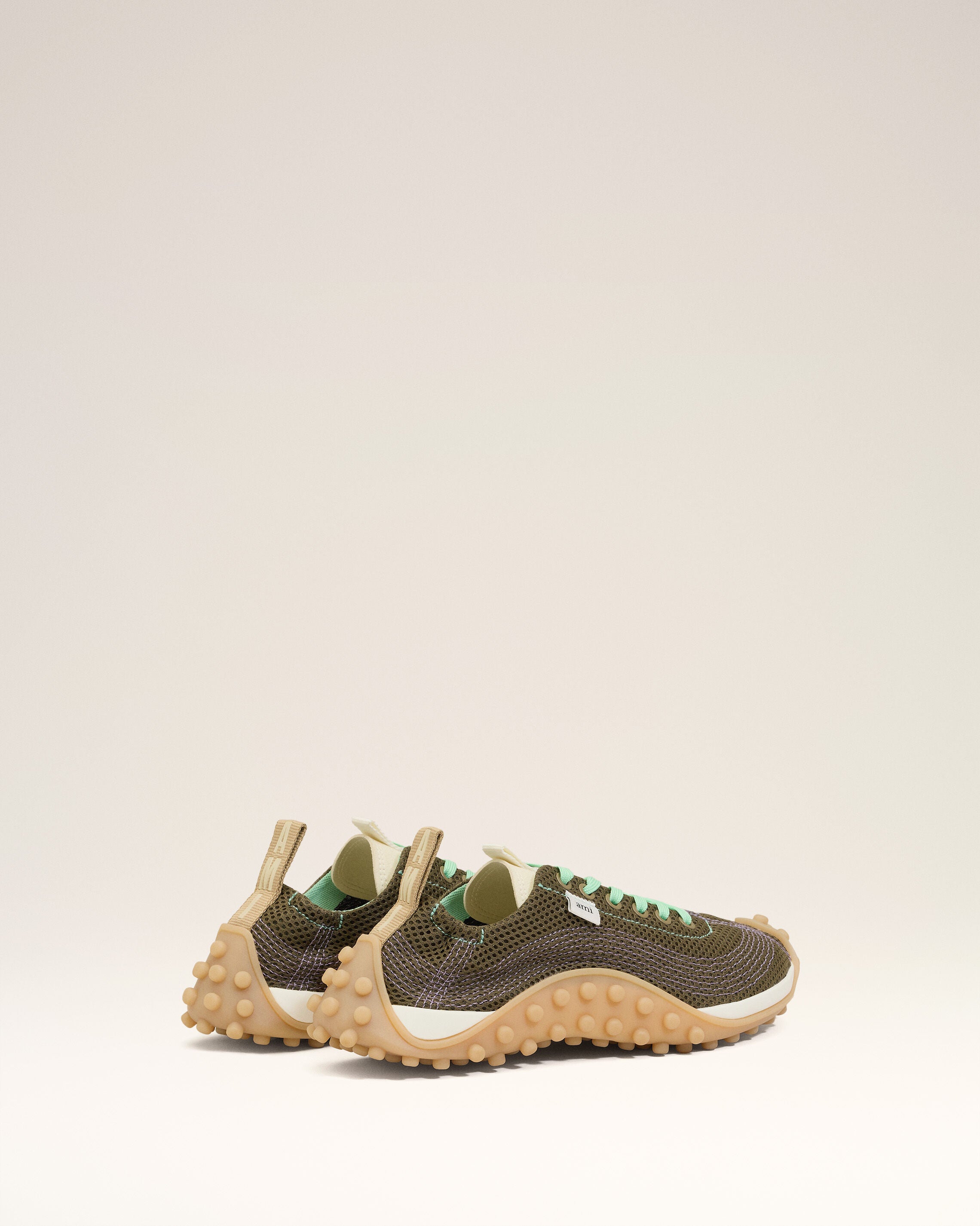 Green Mesh Mirage Sneakers | AMI PARIS