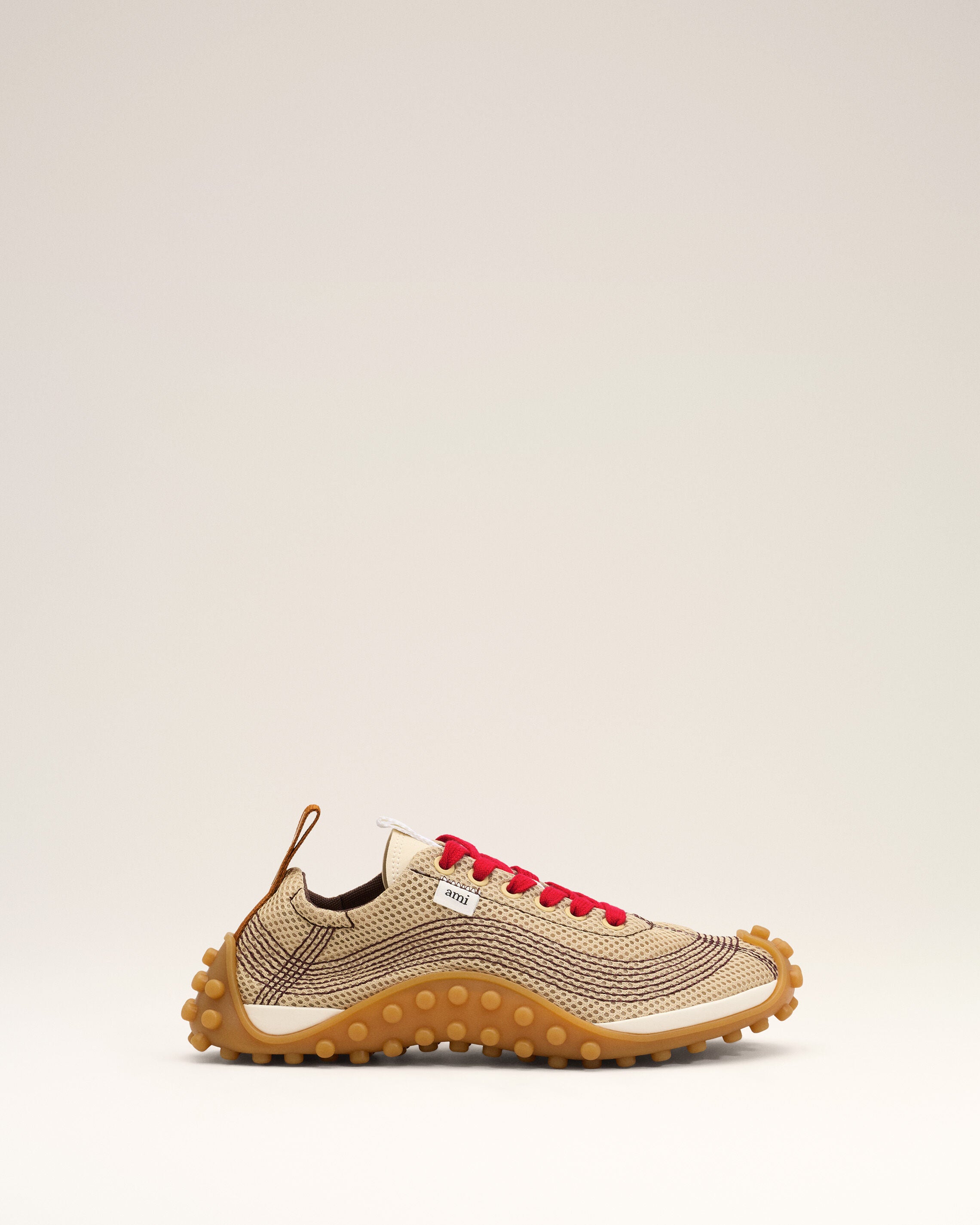 Zapatillas Mirage de malla beige - 1