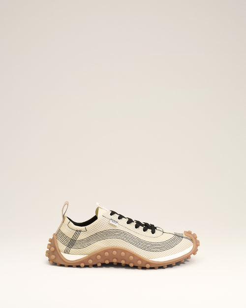 White Mesh Mirage Sneakers - 1 - Ami Paris