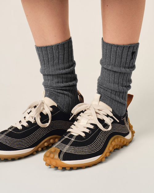Black mesh Mirage sneakers - 4 - Ami Paris