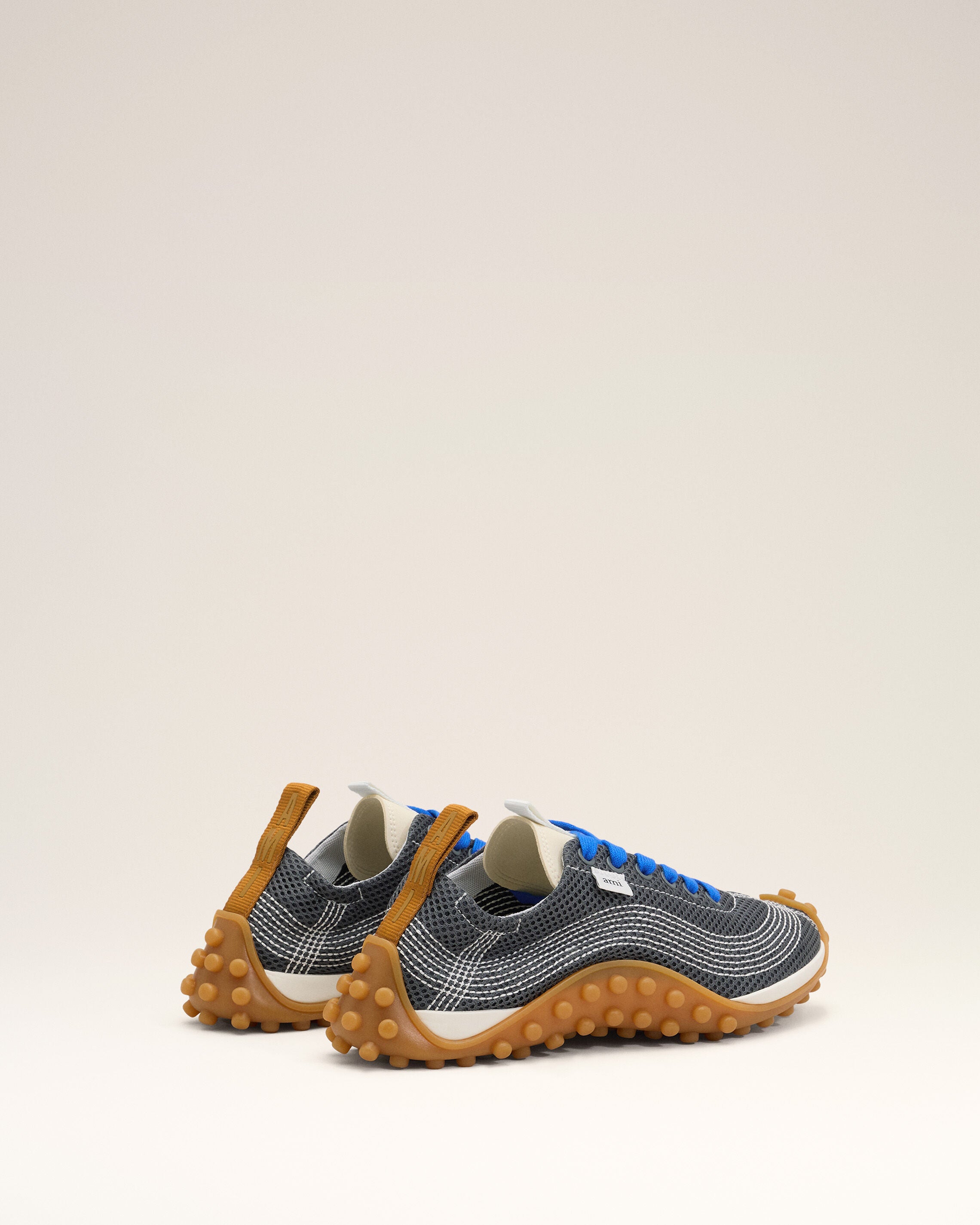Grey mesh Mirage sneakers - 4