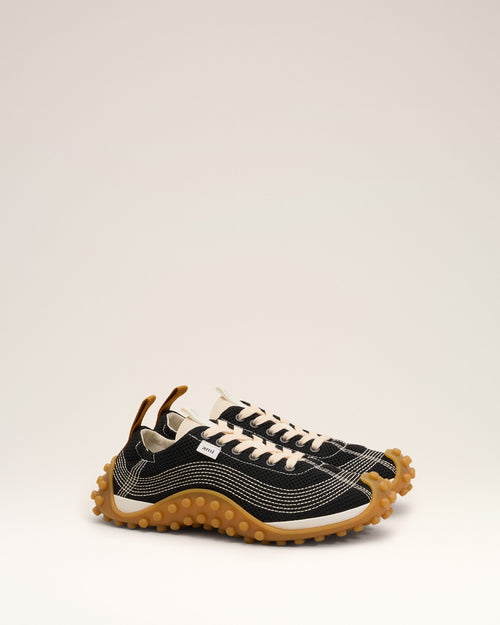 Black mesh Mirage sneakers - Man - 3 - AMI Paris - Ami Paris