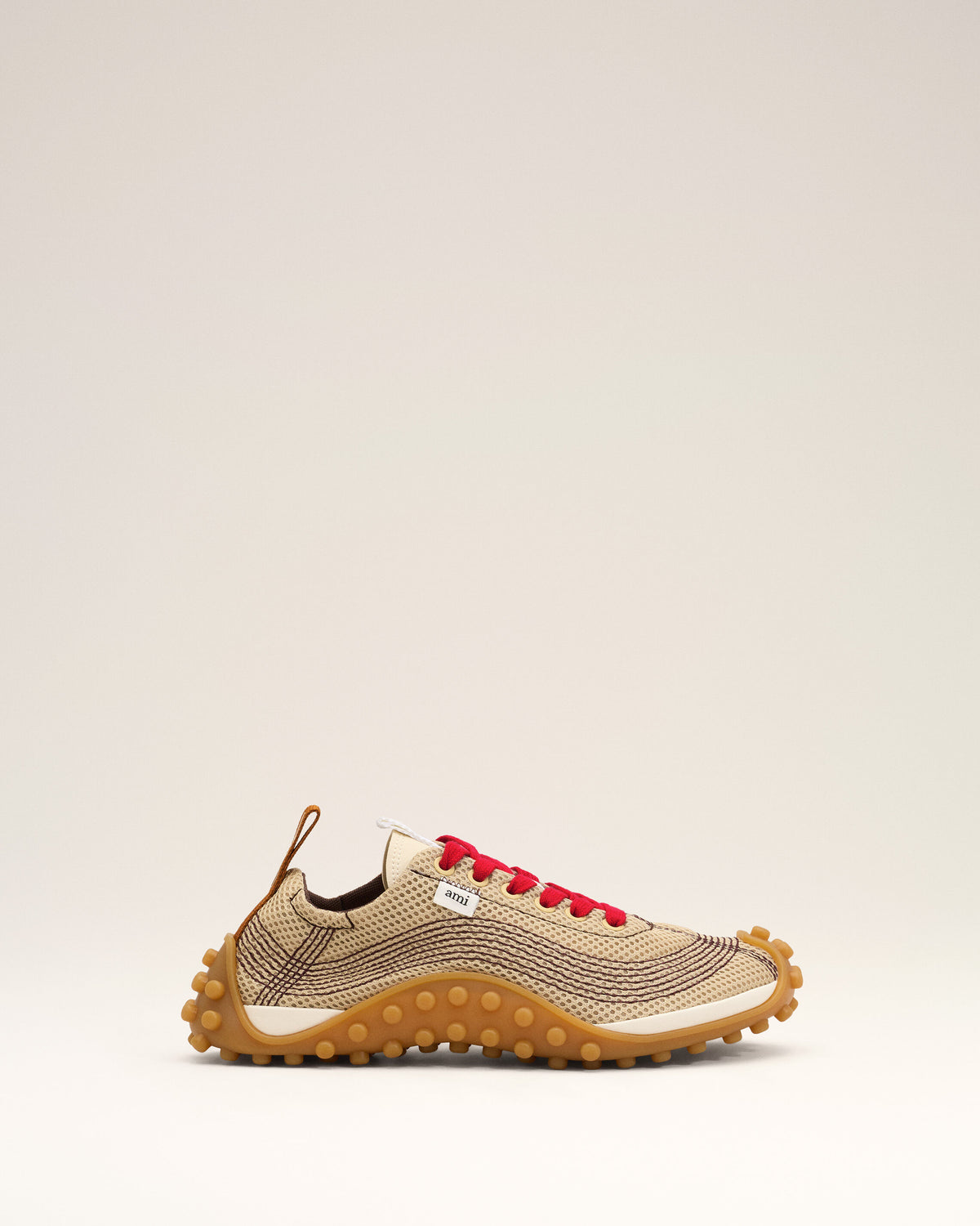 Zapatillas Mirage de malla beige - 1